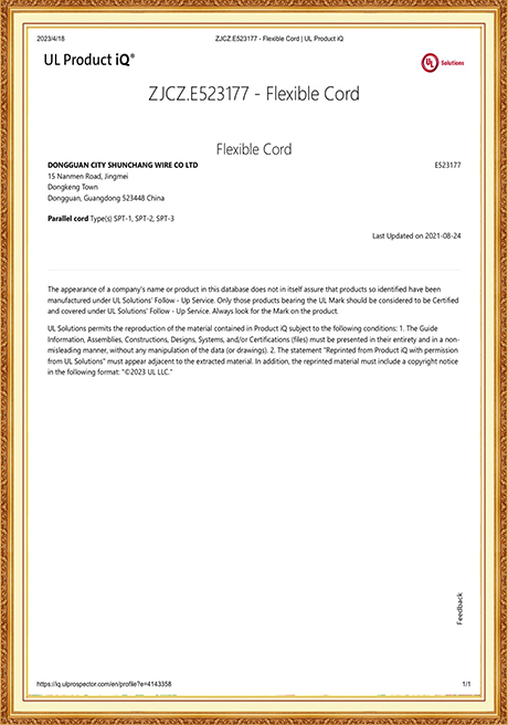 Certificate Of Honor